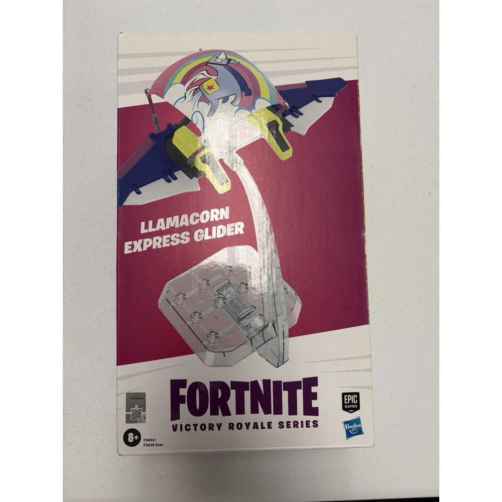Fortnite Victory Royale Llamacorn Express Glider w/ Display Stand NEW 6-Inch
